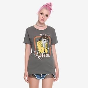 Black Matter My Man's an Artist Pulp Fiction tee 2X